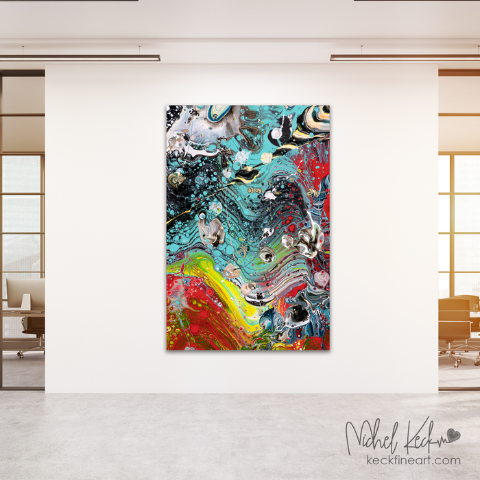 #122104-a <br> False Flags I <br> Canvas Art Print
