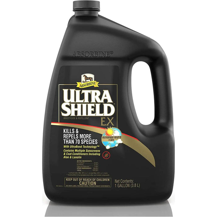 Absorbine UltraShield EX Fly Spray Waterproof 17 Days Gallon Absorbine