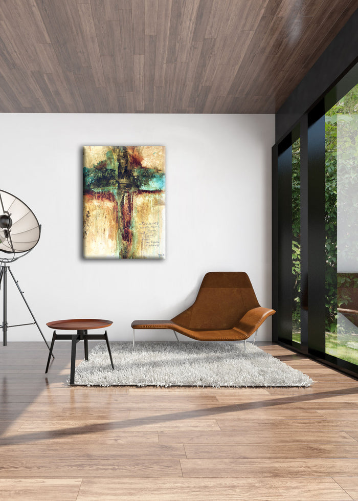 Abstract Cross Art <br>Canvas Print