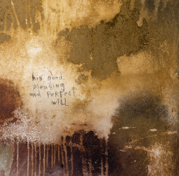 Abstract Scripture Art<br> Canvas Print<br>Romans 12:2