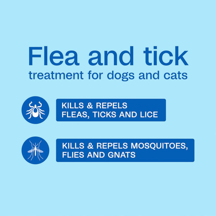Adams Plus Pyrethrin Dip for Dogs Cats Puppies Kittens 4 oz.