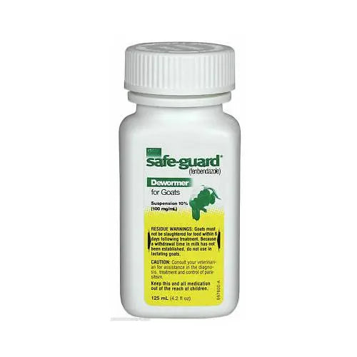 Safe-Guard Goat Wormer Fenbendazole 125mL 3-Pack Merck