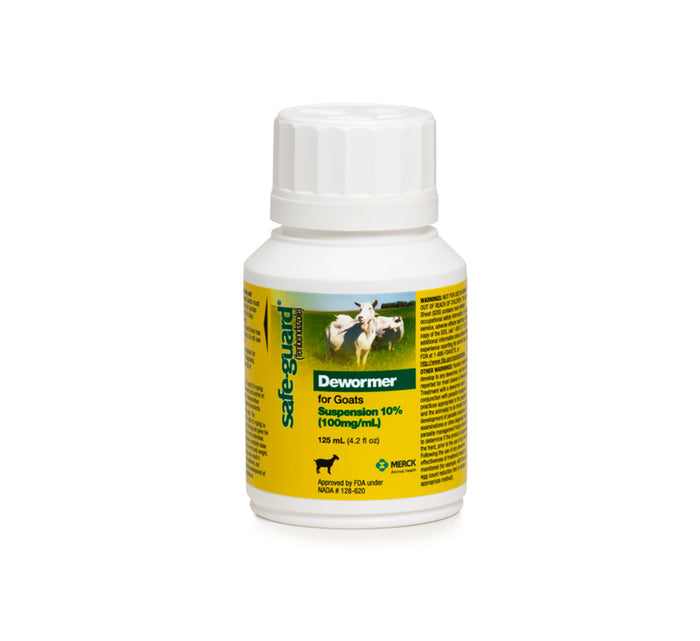 Adult Cat Safe-guard Goat Wormer Fenbendazole 125ml