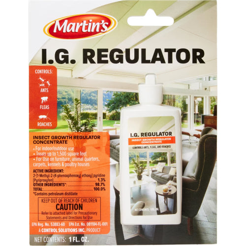 Adult Martin's Ig Insect Growth Regulator Flea Roach Control 1 Fl Oz.