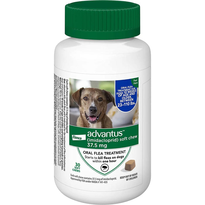 Advantus Flea Soft Chews for Large Dogs 23-110 lbs. 30 Count Bayer