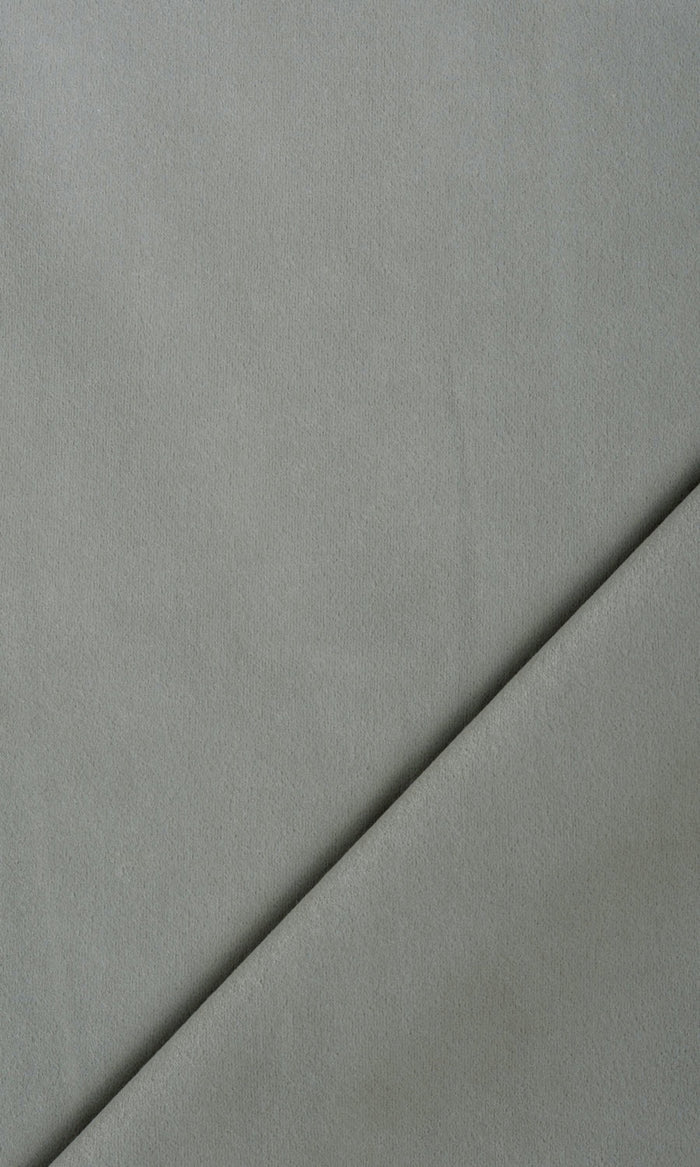 Velvet Window Treatments Fabric By the Metre (Gray)