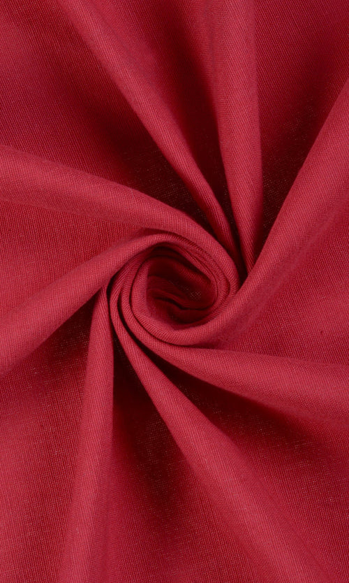 Cotton Home Décor Fabric By the Metre (Red)
