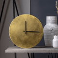 Aged Brass Minimalist Wall Clock