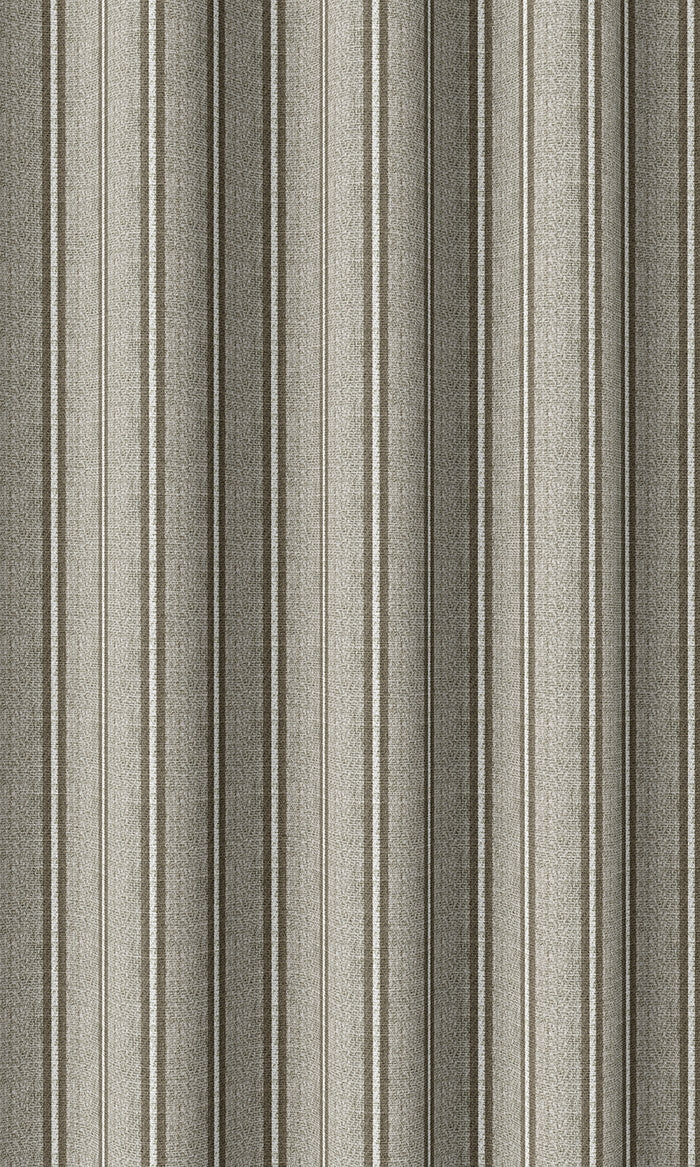 Modern Striped Drapes (Beige/ Brown)