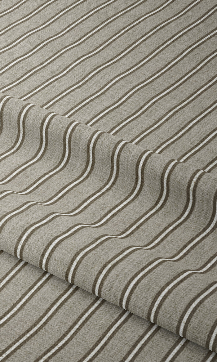 Modern Striped Drapes for Living, Bedroom, Kitchen, Bathroom (Beige/ Brown)