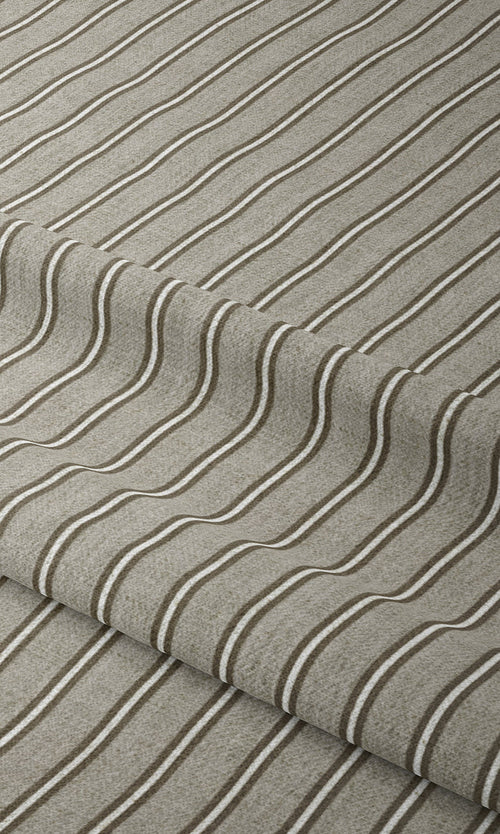 Modern Striped Drapes for Living, Bedroom, Kitchen, Bathroom (Beige/ Brown)