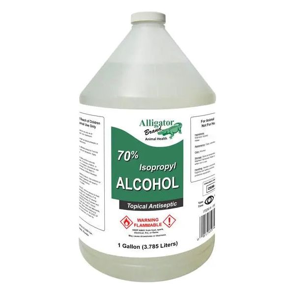Alligator Brand 70% Isopropyl Rubbing Alcohol 1 Gallon Alligator brand