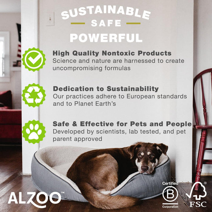 Alzoo Gentle Puppy Shampoo Plant-Based Sensitive Skin Eco-Friendly 8 oz.