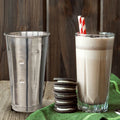 AmeriHome 30 oz Stainless Steel Malt Cup Milkshake Mixer Dishwasher Safe Graduated