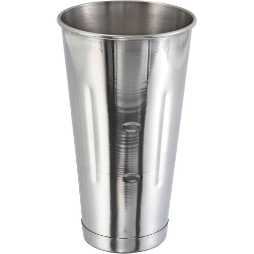 AmeriHome 30 oz Stainless Steel Malt Cup Milkshake Mixer Dishwasher Safe Graduated