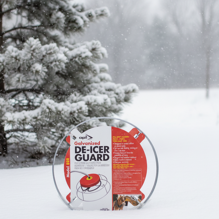 API Galvanized De-Icer Guard Protects Plastic Tanks Livestock Fits API Models