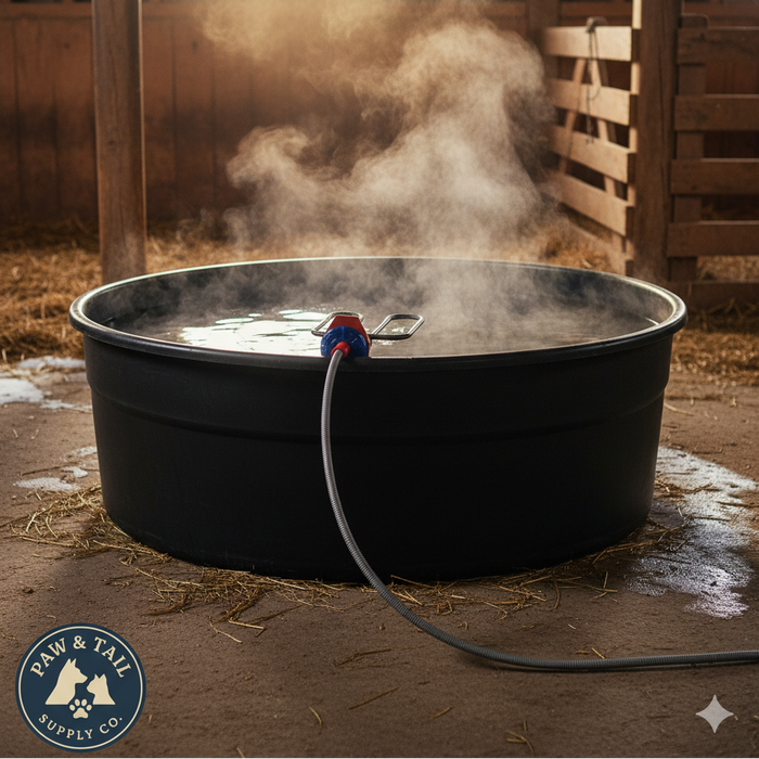 API Stock Tank Water Trough Heater 1500W Pond Drain Plug De-Icer Livestock