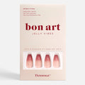 Apple Cider Press-On Nails | Cream to Amber Gradient, Glossy & Reusable