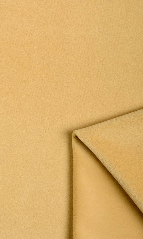 Velvet Curtains for Living, Bedroom, Kitchen, Bathroom (Pale Yellow)