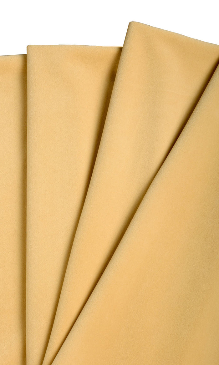 Velvet Pinch Pleat, Rod Pocket, Eyelet Curtains (Pale Yellow)