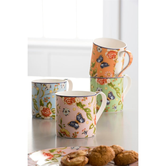 Aynsley Cottage Garden Windsor Mugs Set