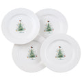 Aynsley Little Robin Christmas Tree Teaplates Set of 4