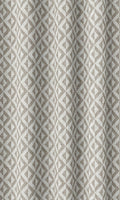 Geometric Print Home Décor Fabric By the Metre (Grey/ White)