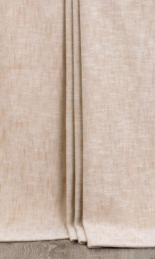 Plain Cotton Window Treatments Fabric By the Metre (Natural Oatmeal Beige)