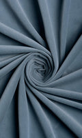Velvet Home Décor Fabric By the Metre (Grey/ Blue)