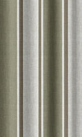 Striped Home Décor Fabric By the Metre (Green/ Brown)