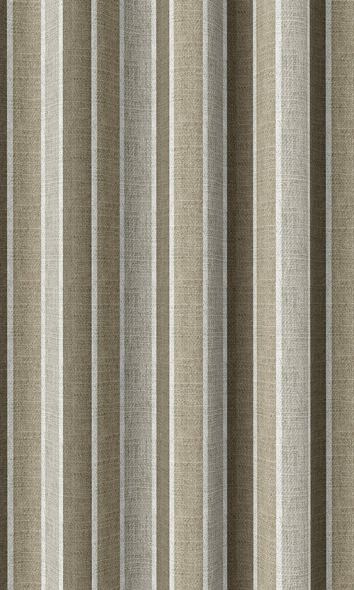 Striped Drapes (Beige/ Brown/ Grey)