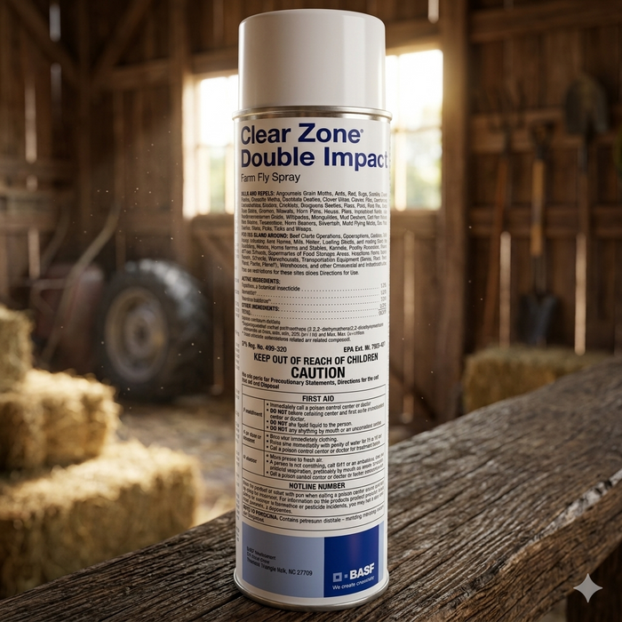 BASF Clear Zone Double Impact Farm Fly Spray 14 oz.