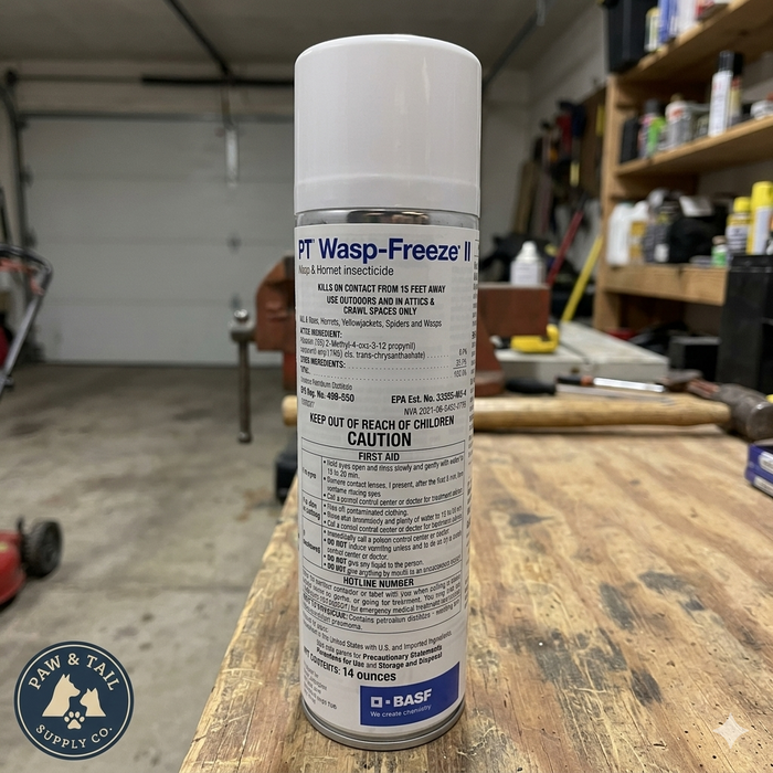 BASF PT Wasp-Freeze II Wasp & Hornet Spray with 15 ft Range 14 oz.