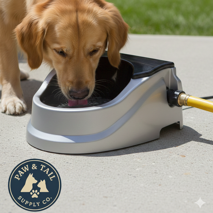 Bear Bear Pet Aqua Buddy Automatic Float Waterer 2 Qt Silver Black Outdoor