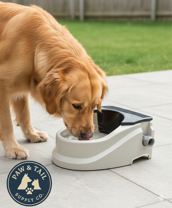 Bear Bear Pet Aqua Buddy Automatic Float Waterer 2 Qt Silver Black Outdoor