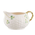 Belleek-Classic-1880---Gold-Shamrock-Cream-Jug