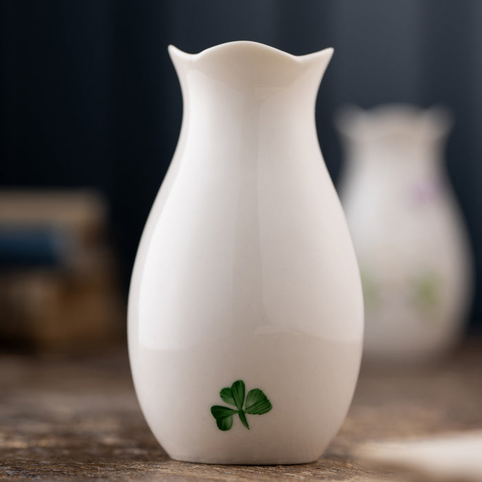 Belleek Classic Forget Me Not Mini Vase