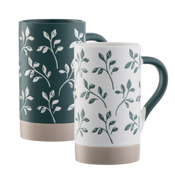 Belleek Living Flora Tall Mugs Set of 2
