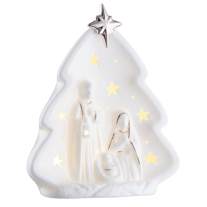 Belleek Living Nativity Tree LED