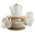 Belleek-Living-Pekoe-13-Piece-Set-&-Stand