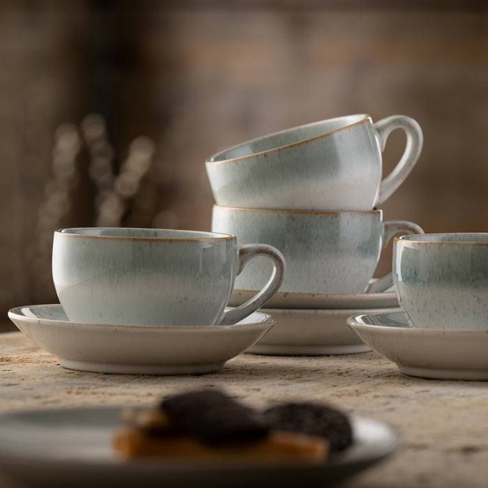 Belleek Living Tivoli Cup & Saucer Set of 4