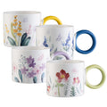Belleek Living Wildflower Mugs Set of 4