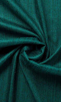 Faux Silk Curtains (Teal Blue)