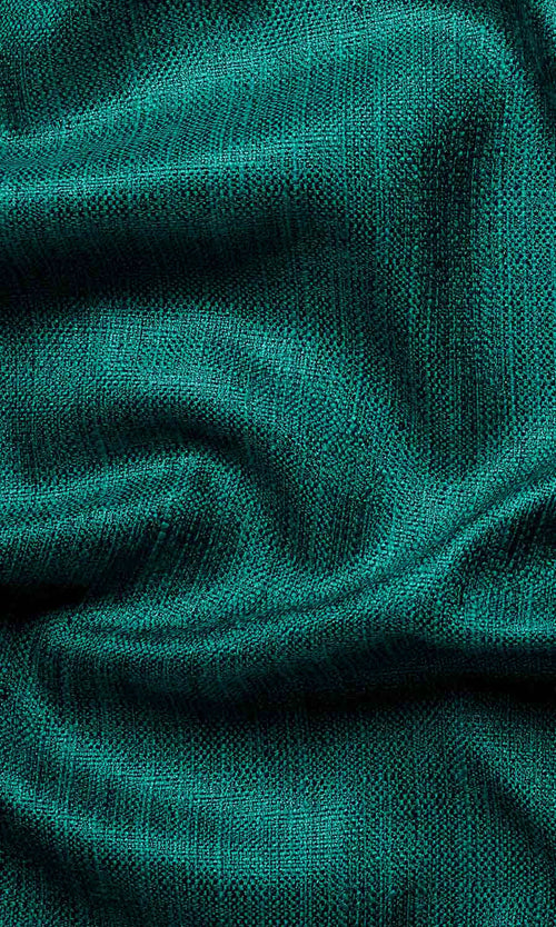 Faux Silk Curtains for Living, Bedroom, Kitchen, Bathroom (Teal Blue)