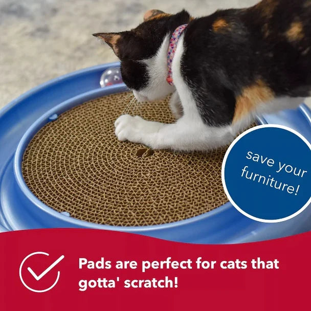 Bergan Turbo Cat Scratcher or Star Chaser Replacement Scratch Pads 2-Pack