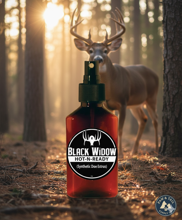 Black Widow Hot-N-Ready Synthetic Doe Estrus Deer Attractant Buck Lure 3 oz.