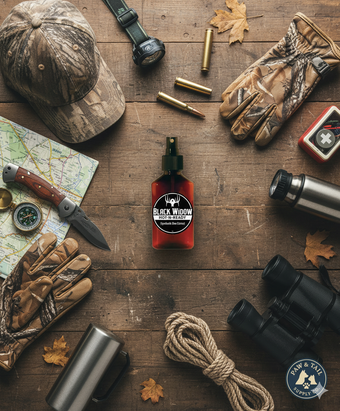 Black Widow Hot-N-Ready Synthetic Doe Estrus Deer Attractant Buck Lure 3 oz.