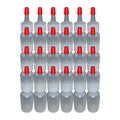 Boston Round Squeeze Bottles with Yorker Caps 1oz Dispensing Bottles for Crafts, Baking, Oils, Paints & More 25-Pack