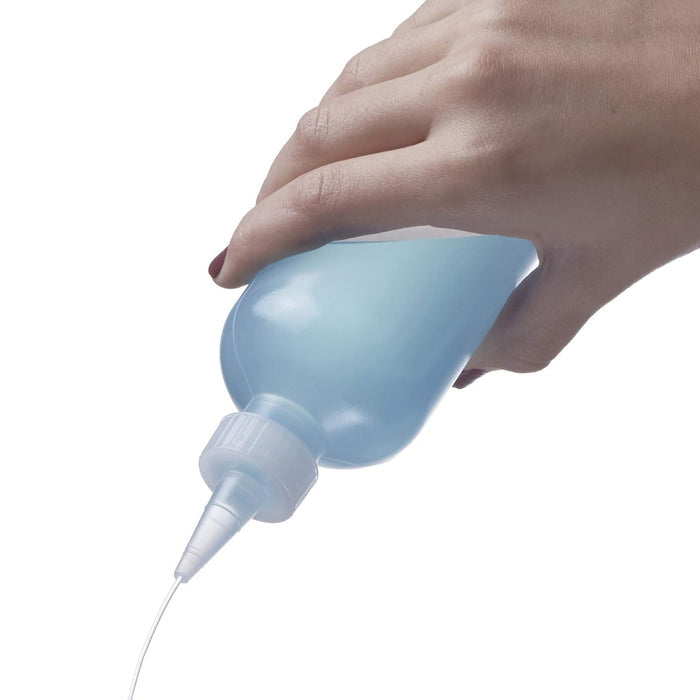 Boston Round Squeeze Bottles with Yorker Caps Durable Dispensing Bottles 8oz 3-Pack