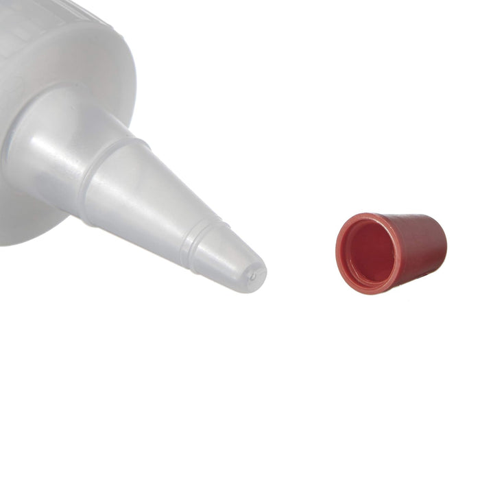 Boston Round Squeeze Bottles with Yorker Caps Durable Dispensing Bottles 8oz 6-Pack
